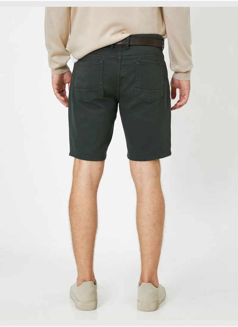 KOTON Pocket Detailed Shorts Slim Fit