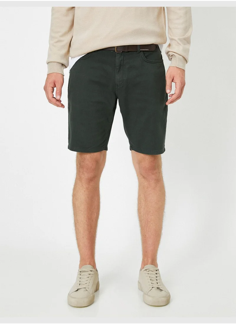 KOTON Pocket Detailed Shorts Slim Fit