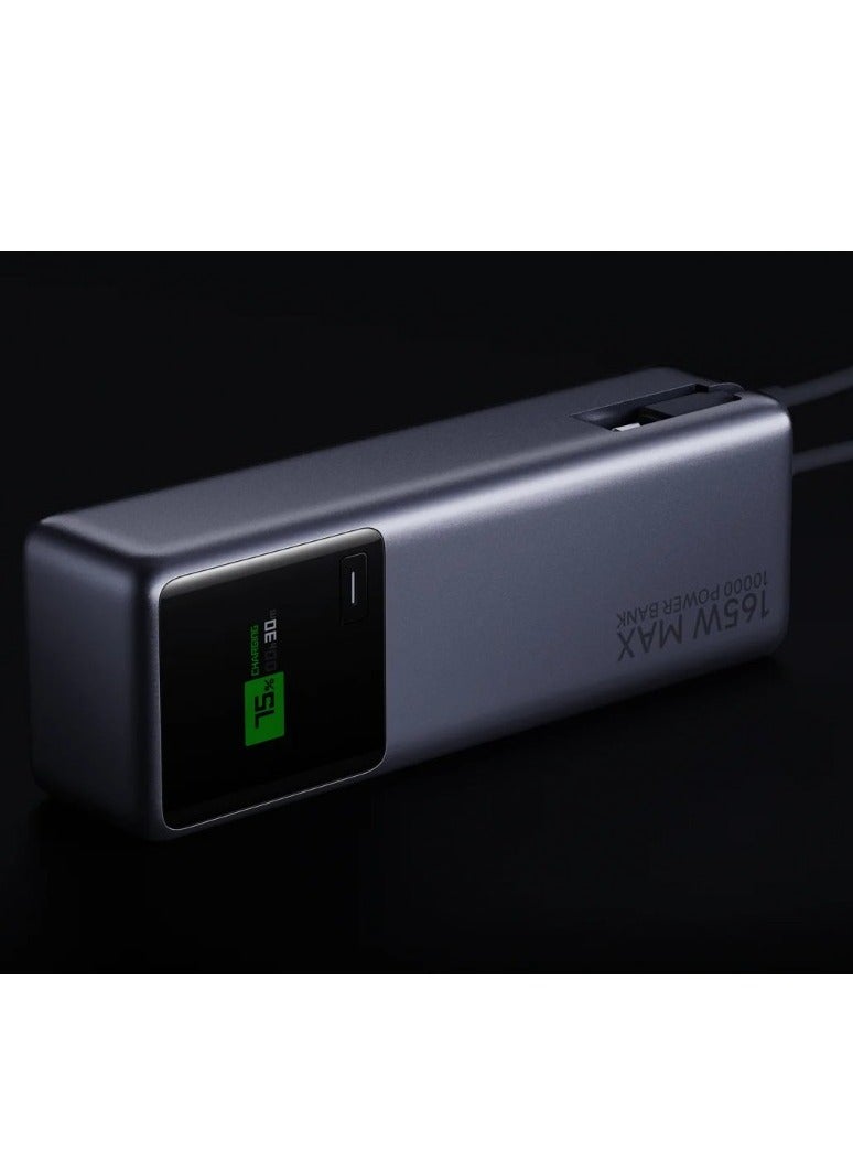 Xiaomi 10000 mAh 165W Power Bank 10000 (Integrated Cable) Ultra-fast charging, Full Power Grey - Image 5