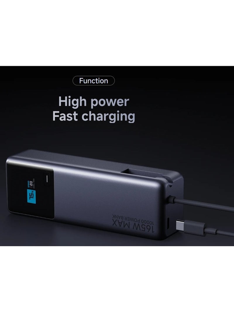 Xiaomi 10000 mAh 165W Power Bank 10000 (Integrated Cable) Ultra-fast charging, Full Power Grey - Image 3