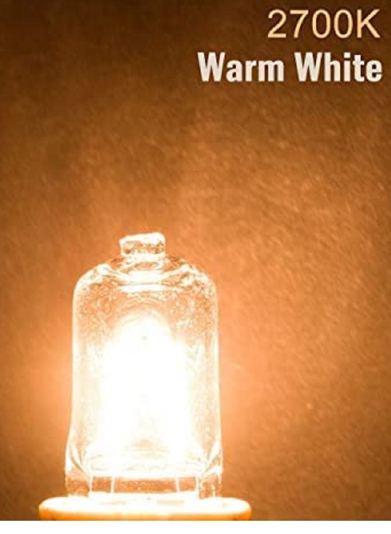 3-Pack G9 40W Capsules Halogen Light Bulbs 230V, Safety Fused Preventing, Warm White 2700K