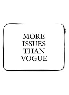 LOUD UNIVERSE More Issues Then Vogue Laptop Sleeve  - Image 1