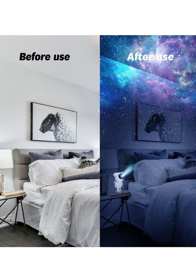 جهاز عرض النجوم ليلي مع مؤقت، تحكم عن بعد وتصميم قابل للتعديل 360°، جهاز عرض ضوء نيبولا المجري لرؤية الأطفال والبالغين وغرف نوم الأطفال، غرف الحفلات وغرف الألعاب - Image 5