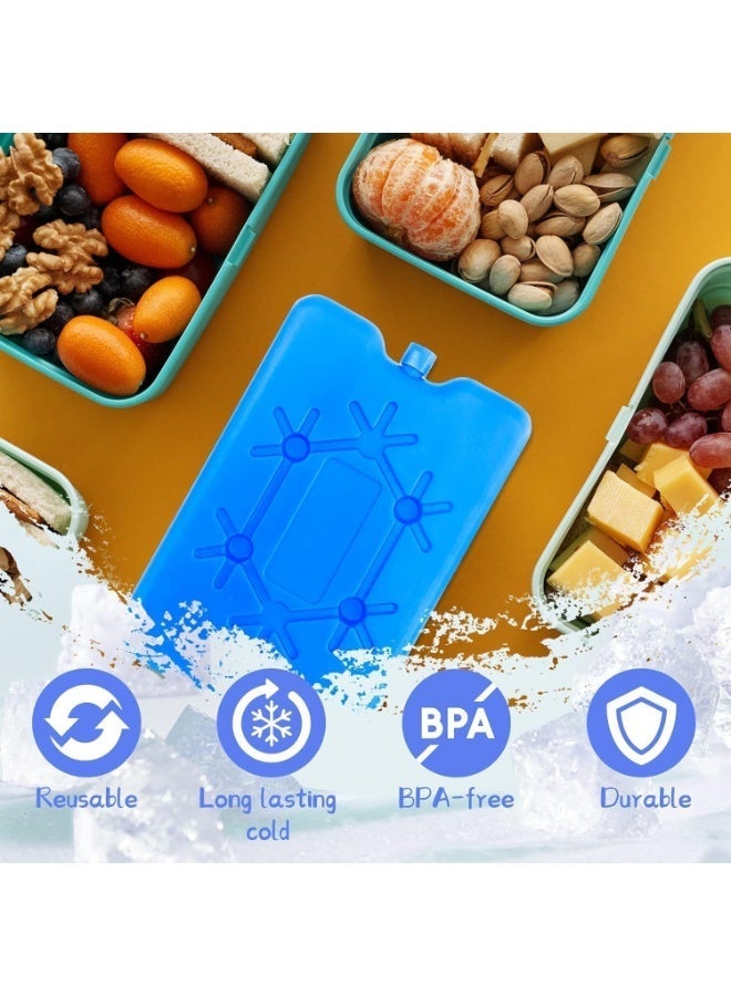 ChicAbode Ice Packs for Lunch Bags and Coolers, Ice Cooler Freezer Plates, Reusable Slim Freezer Bags, Keep Food Fresh and Drinks Cool, Powerful Chillers, Great for Picnics, Lunch Boxes, Easy Carry, 4 Pcs - Image 4