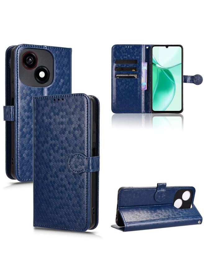 Case For ZTE Blade A35e / Z2466 Honeycomb Dot Texture Leather Phone Case