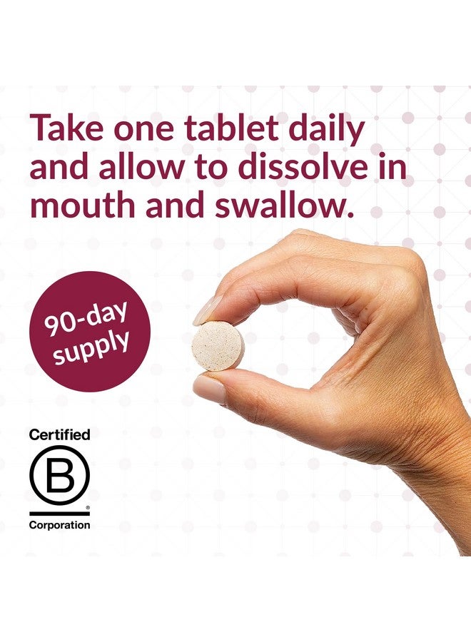 Bariatric Advantage B-12 Speedy Melts, Vitamin B12 1000 mcg Supplement, Fast Melting with 200 mcg of Folic Acid for Nutritional Support - Black Cherry, 90 Count - Image 3