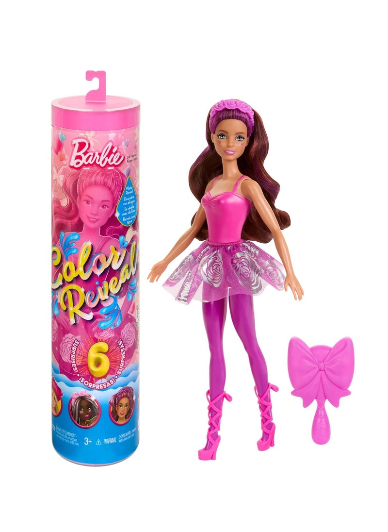Barbie Barbie Color Reveal Doll And Accessories, Ballerina Series - 1 Piece Only, Assorted/Style May Vary  - Image 1