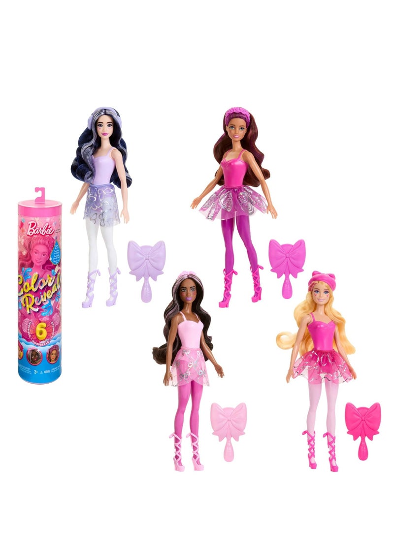 Barbie Barbie Color Reveal Doll And Accessories, Ballerina Series - 1 Piece Only, Assorted/Style May Vary  - Image 2