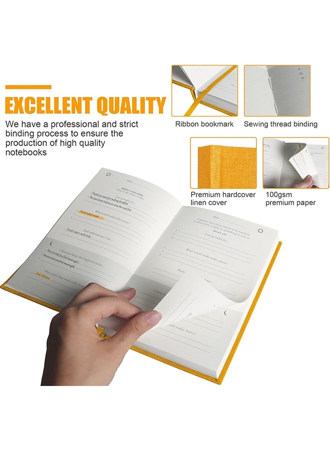 5 Minute Journal&Gratitude Journal for Happiness, Mindfulness, and Reflection - Daily Affirmations with Simple Guided Format - Life Planner - Image 3