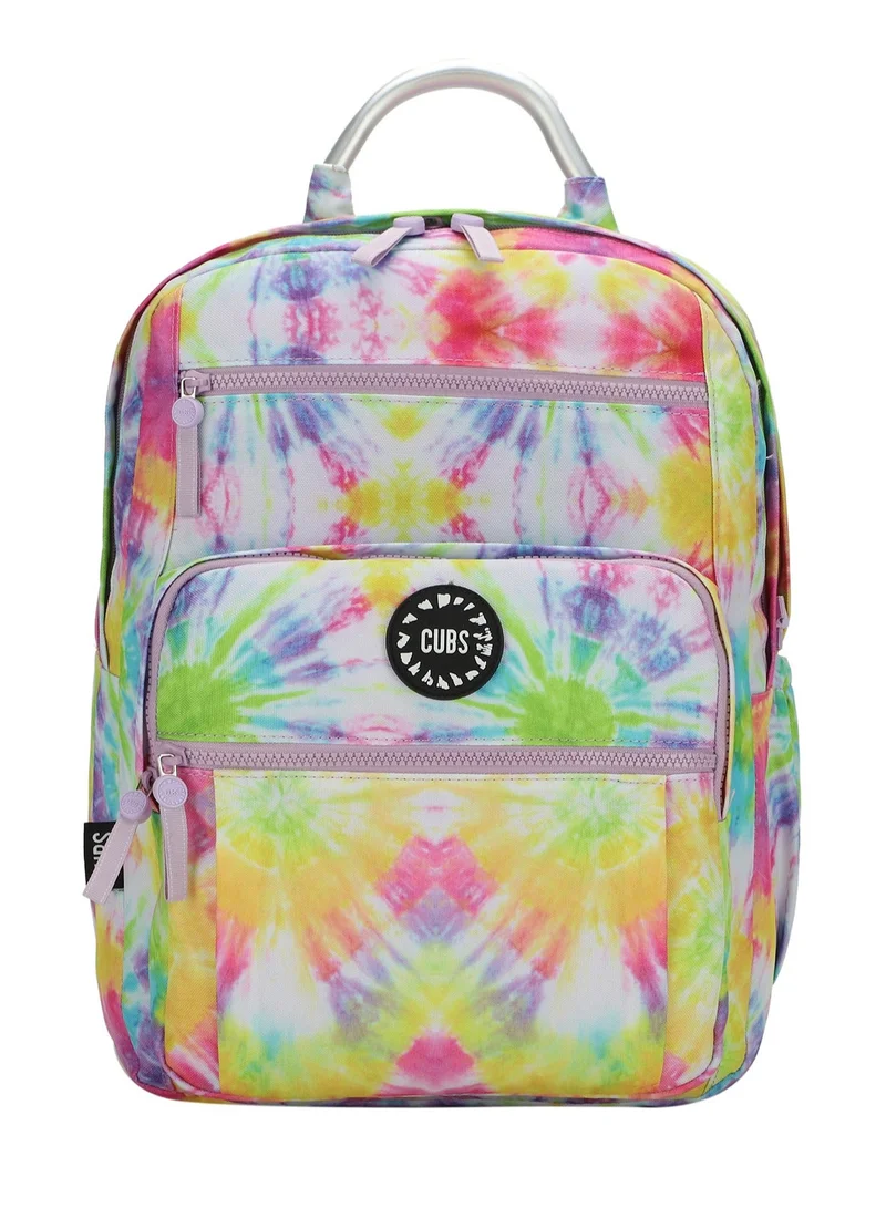 Cubs CUBS Sunrays Tie-Dye Waterproof Kids Backpack â€“ 36L School Bag for Girls & Boys (Ages 8â€“15) | Fits 15" Laptop | Zip Closure | Lightweight, Durable & Stylish