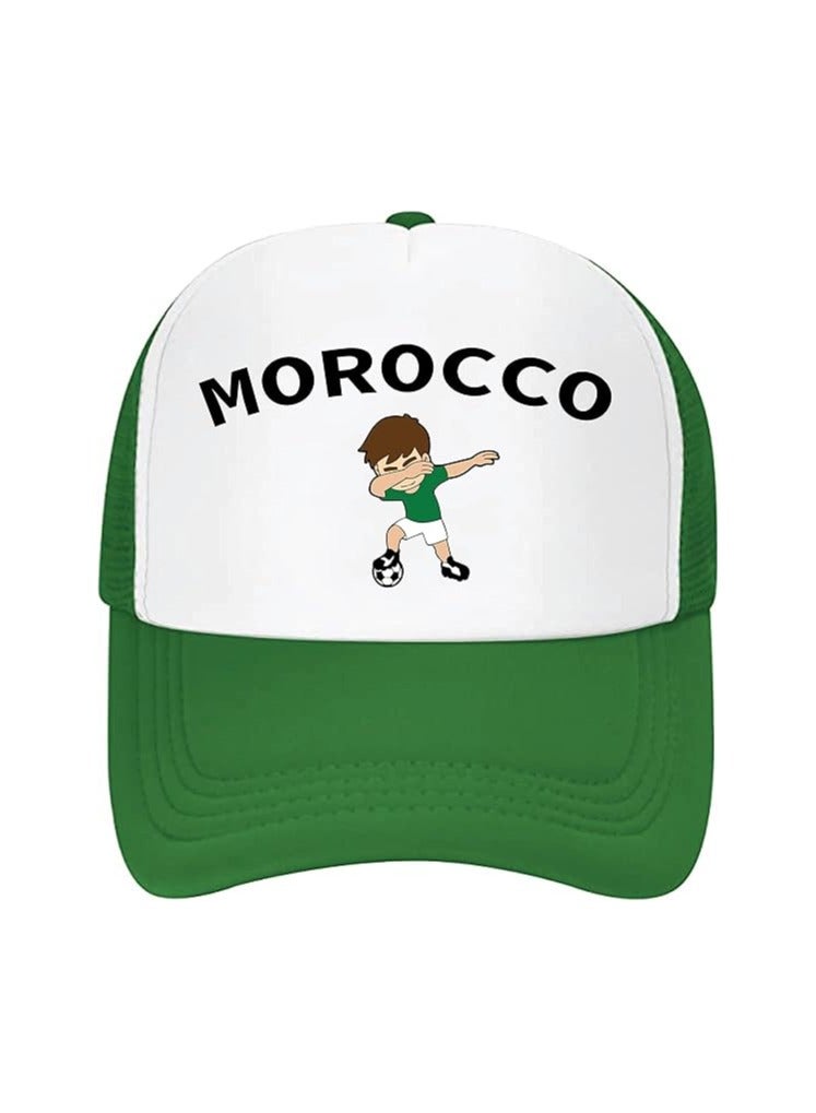 Morocco Sports Cap With Adjustment Plastic Snap Closure For Men And Women - Image 1