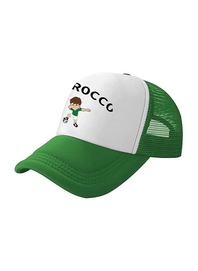 Morocco Sports Cap With Adjustment Plastic Snap Closure For Men And Women - Image 2