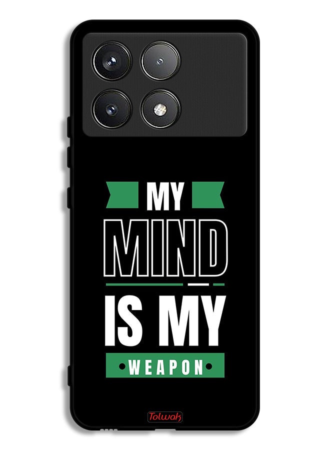 Tolwak Xiaomi Redmi K70 Protective Case Cover My Mind Is My - Image 1