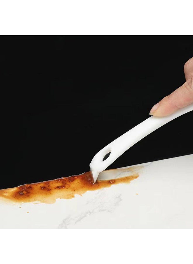 HOMESTAR 2-In-1 Brush & Scraper Multi-Purpose Crevice Tool | Metal Scraper + Plastic Bristle Head | For Stove/Grill/Sink Corners | Powerful Yet Surface-Safe Cleaning | Flexible Head For Deep Reach | Non-Slip Grip | Ultimate Kitchen Grease Remover | Durable & Easy To Clean - Image 4