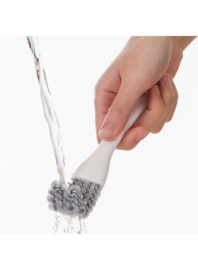 HOMESTAR 2-In-1 Brush & Scraper Multi-Purpose Crevice Tool | Metal Scraper + Plastic Bristle Head | For Stove/Grill/Sink Corners | Powerful Yet Surface-Safe Cleaning | Flexible Head For Deep Reach | Non-Slip Grip | Ultimate Kitchen Grease Remover | Durable & Easy To Clean - Image 2