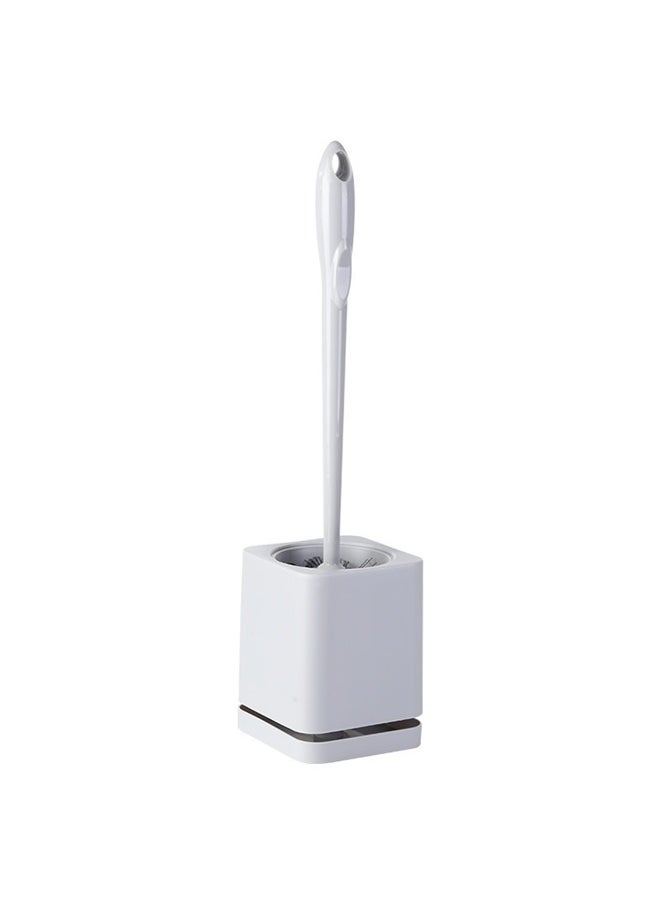 yongsheng Hollow Drainage Toilet Brush and Holder Set ,Toilet Brush and Holder Wall Mounted,Toilet Bowl Brush and Holder Set with Ventilated Holder, Floor Standing & Wall Mounted Toilet Scrubber Without Drilling (Grey)  - Image 1