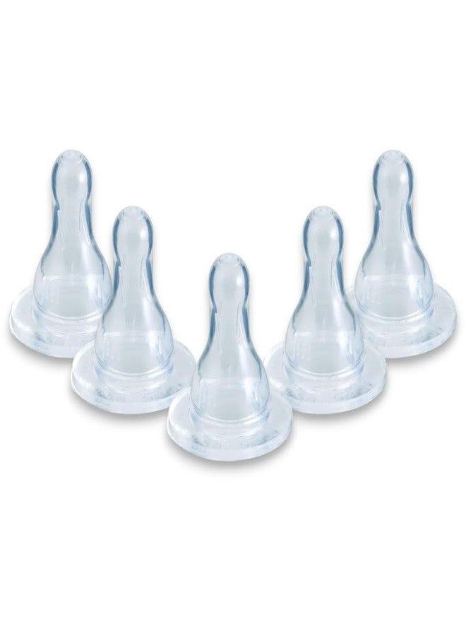 RB POINT Beginner Nipple for All Type Feeding Bottles (Pack of 5 NIPLE, Silicone) - Image 1