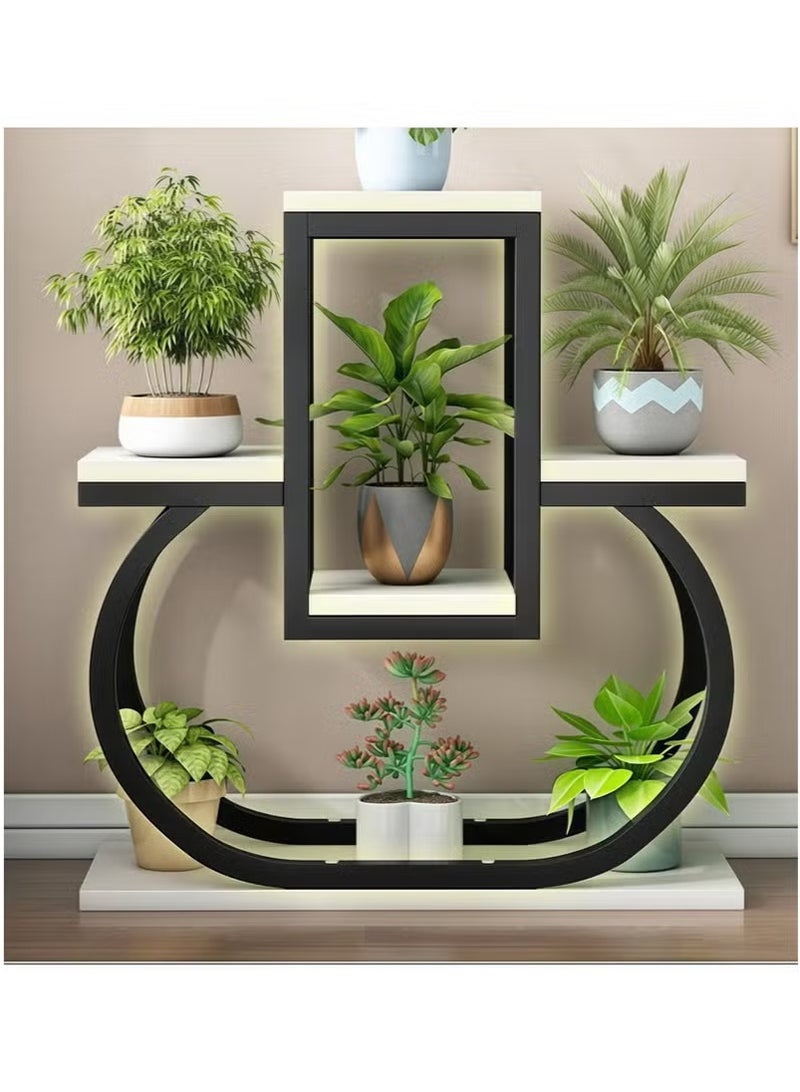 Generic Plant Stand Indoor Outdoor, Plant Stand For Multiple Plants Indoor Large Plant Shelf Flowers Stand Rack For Living Room Balcony Patio Window  - Image 2
