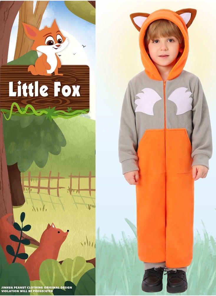 Al Aoyama Kid jumpsuit fox/horse/peacock/shark animal role-playing costumes campus performance costumes  - Image 5