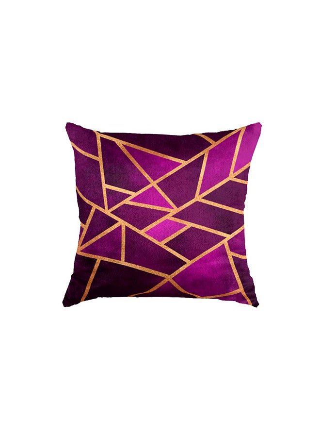 RIZARIES SuperSoft Purple Stone Throw Cushion - Image 1