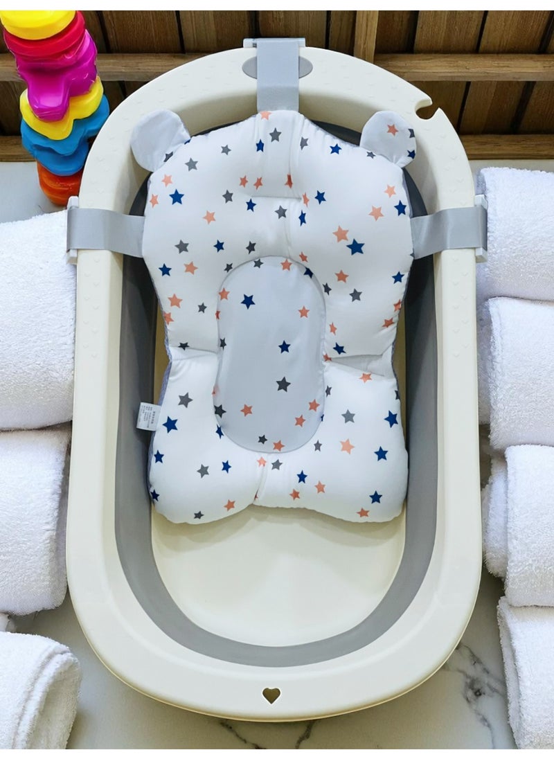 Foldable Baby Bathtub with Bath Cushion - Product Code FKT064