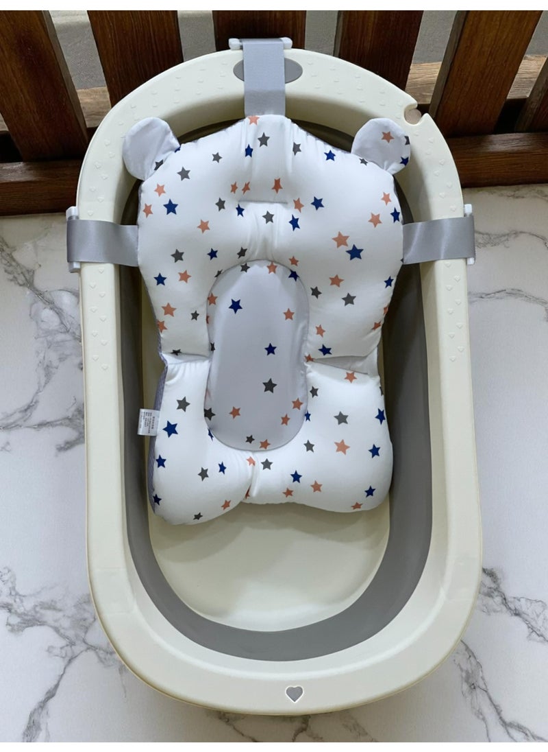 Foldable Baby Bathtub with Bath Cushion - Product Code FKT064