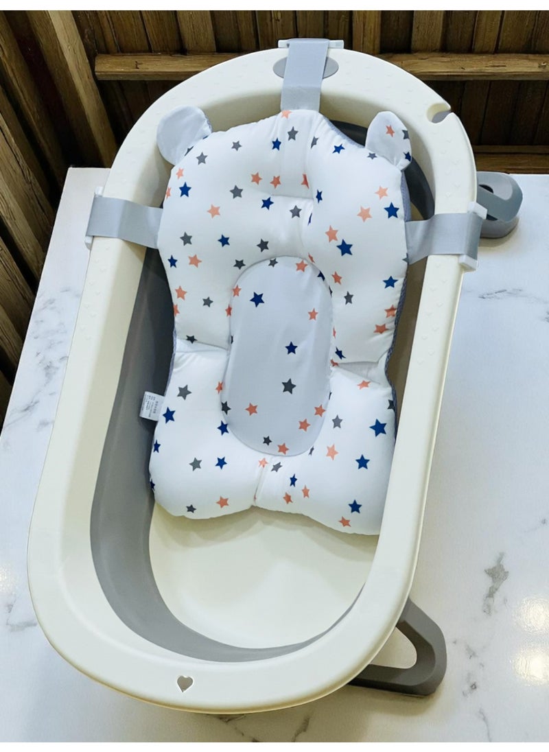 Foldable Baby Bathtub with Bath Cushion - Product Code FKT064