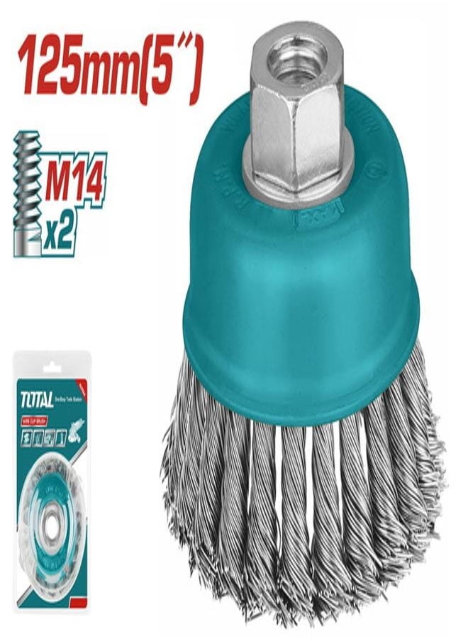 TOTAL Total Wire Cup Twist Brush  5 Inch Tac32051 