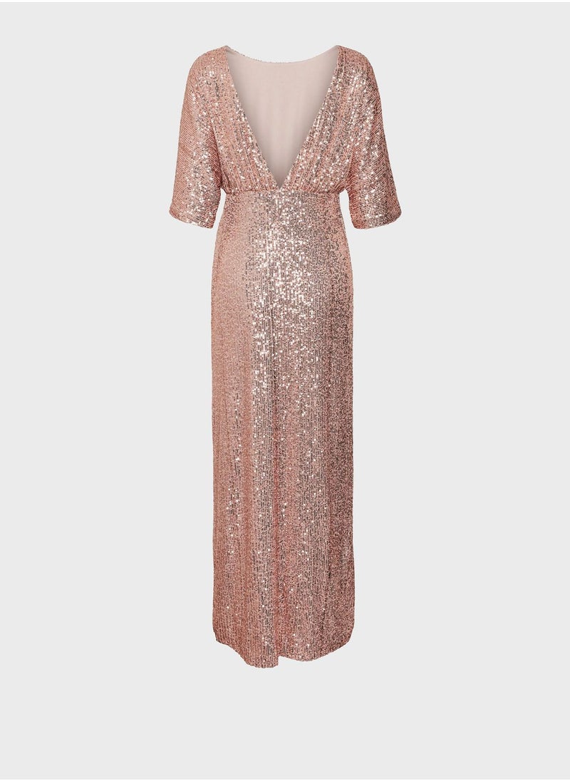 VERO MODA - Sequin Detail Bodycon Dress - Image 1