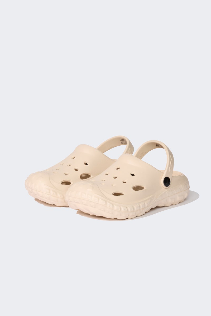 DeFacto Beige Boy Slip On Flat Sole Eva Sandals Casual - Image 1