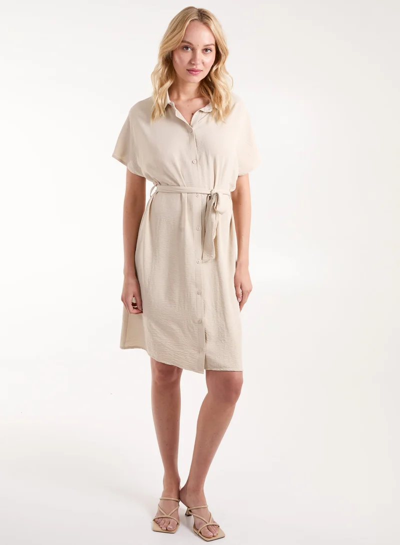 Blue Vanilla Shirt Dress Mini