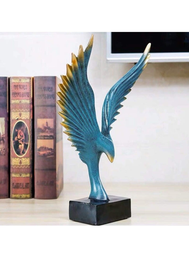 Resin Decorative Statues Simulated Abstract Open Wing Bird Statue Home Statues Animal Sculpture Wall Art Decoration Home Decor  - Image 5