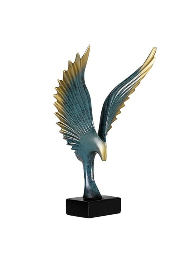 Resin Decorative Statues Simulated Abstract Open Wing Bird Statue Home Statues Animal Sculpture Wall Art Decoration Home Decor  - Image 4