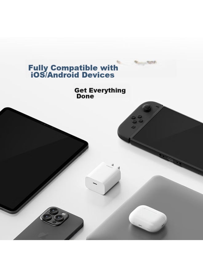 Cuktech Kuotai Ke, Gan Charger Pd30w Compatible With 20w Charger, Fast Charging For Iphone 16/15/14, Phone And Tablet Type-c Plug, A18c Suitable For Apple/huawei - Image 3
