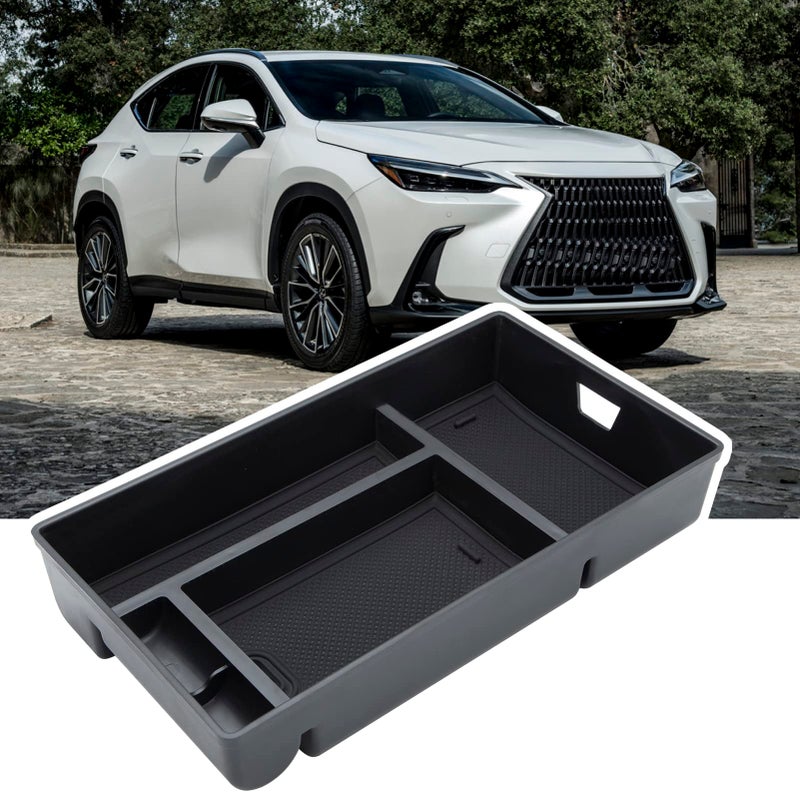 NFSpeeding Center Console Organizer 2024 2023 2022 Lexus NX NX 250NX 350NX 350hNX 450h Accessories Armrest Box Secondary Storage Box Insert Tray Center Organizer Console