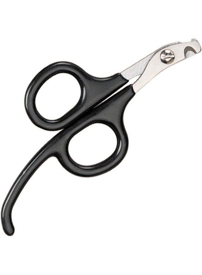 بت أدوات العناية بالحيوانات الأليفة مقص أظافر مع مساند للأصابع - مقص من الفولاذ المقاوم للصدأ لقص أظافر القطط والطيور - قطعة واحدة (قد يختلف اللون) - Image 1