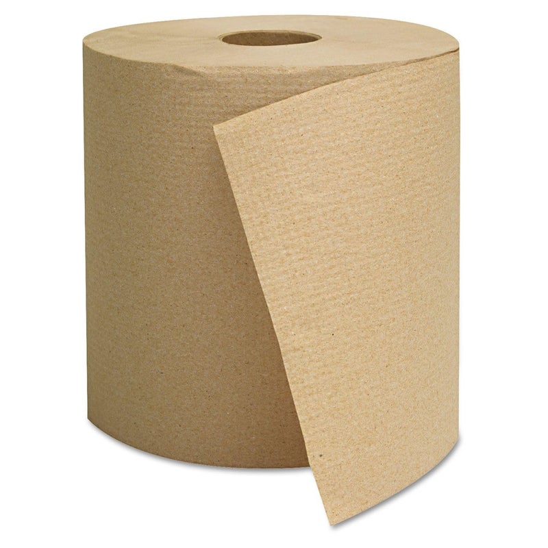 GEN 1825 Hardwound Towels, Brown, 1-Ply, Brown, 800ft (Case of 6) - Image 1