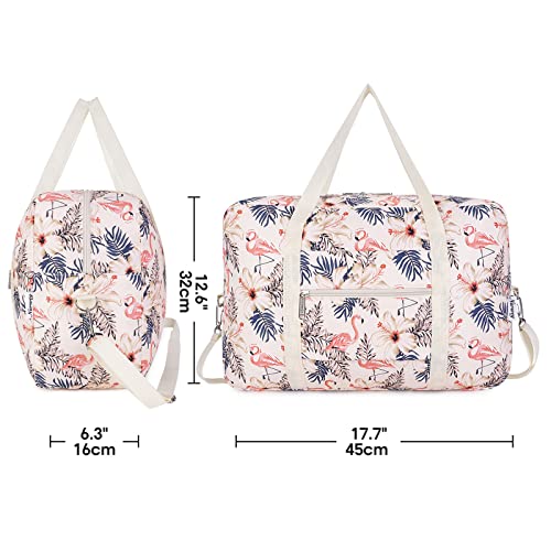 Narwey For Spirit Airlines Personal Item Bag 18x14x8 Foldable Travel Duffel Bag Tote Carry on Luggage Duffle Overnight for Women and Men (with Shoulder Strap)) - Image 5
