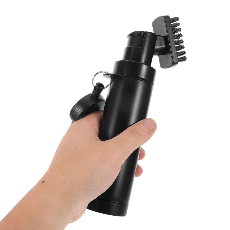 Golf Club Cleaner Brush Set Black With Water Bottle Groove Brush Retainer Clip - Image 5