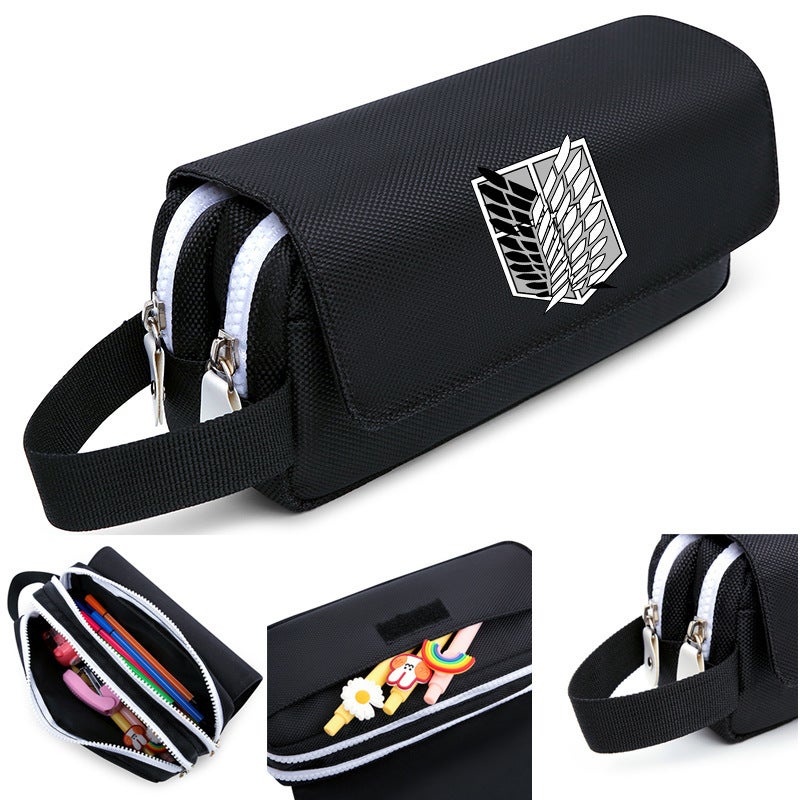 Attack Giant Pencil Case Fragrant Allen Lewell Pencil Case Anime Peripheral Almin Sanyi Pencil Case Cross - Image 3