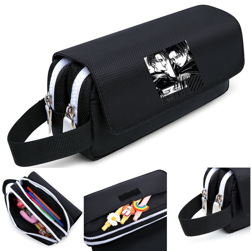 Attack Giant Pencil Case Fragrant Allen Lewell Pencil Case Anime Peripheral Almin Sanyi Pencil Case Cross - Image 5