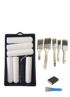 Generic Paint Roller Kit, Paint Brushes and 6 Inch Foam Small Paint Roller kit for Professional or Home Owners with All Paints and Stains for Professional Painting Results  - Image 1