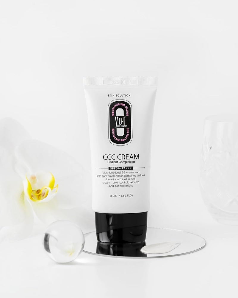 YU.R SKIN SOLUTION YU. R Skin Solution CCC Cream Color Change Control Cream 4 Function SPF50+ PA+++ (Medium) - Image 5