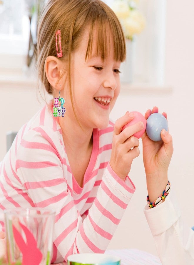 INENIMARTJ Easter Earring Bunny Rabbit Eggs Gnome Drop Dangle Earrings Acrylic Easter Animal Earrings Holiday Jewelry for Women (HP) - Image 5