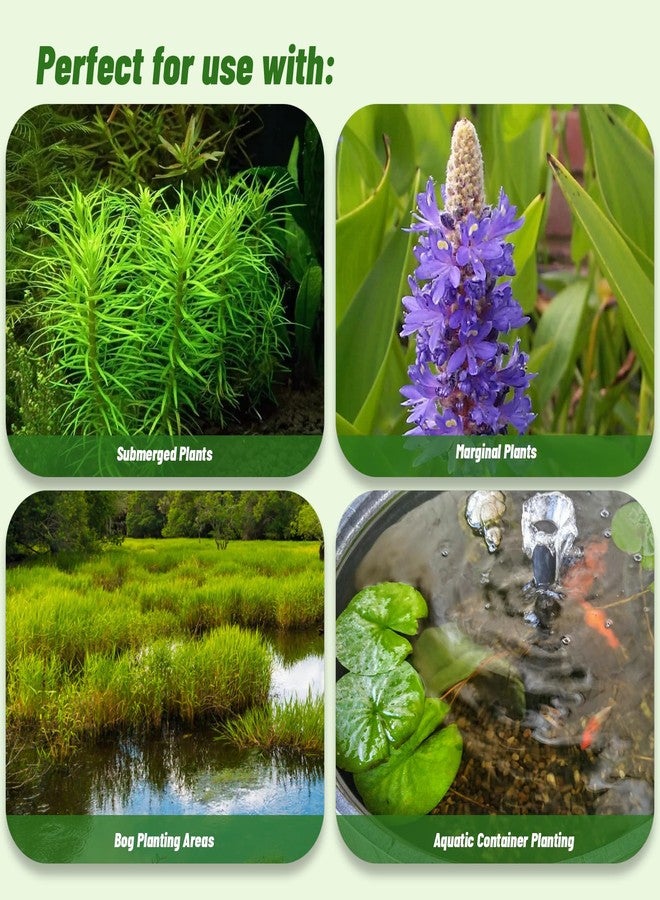 Doter Aquatic Soil For Pond Plants 4.4Lbs, Clay Aquarium Suitable Small Ponds Water Like Lotus, Lily, Safe Fish And Life - Image 4