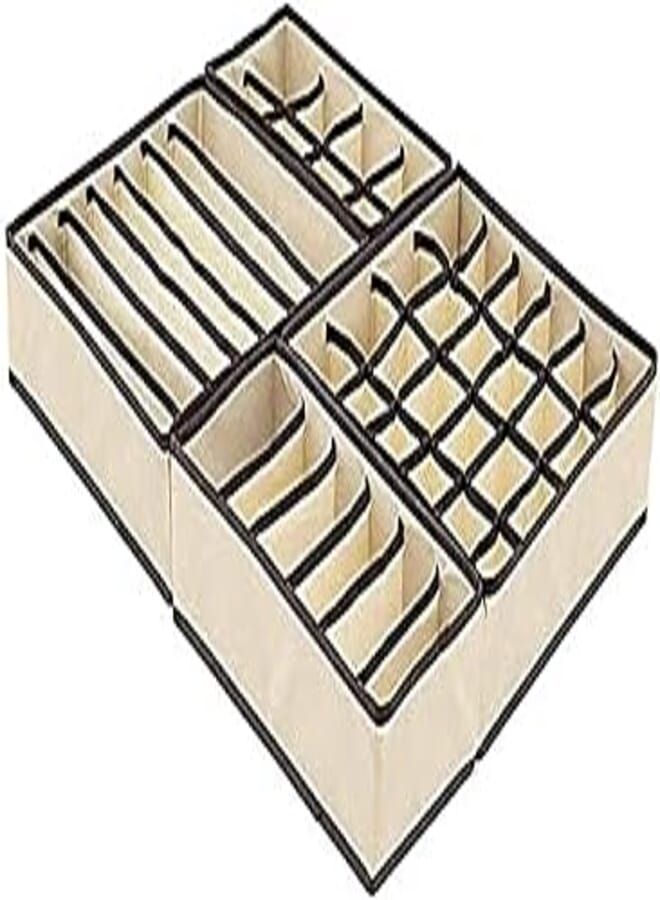 OR Tank foldable underwear drawer organizer for bra/sock/baby clothes/belts (4 pieces)