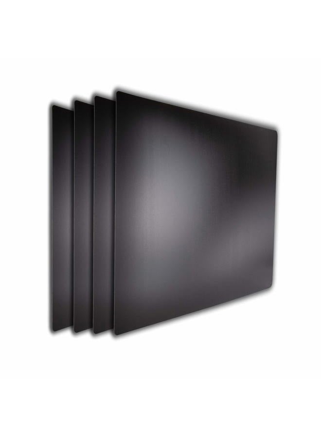 Thirteen Chefs Extra Large Black Cutting Board Mats 4 Pack, NSF Certified HDPE for Restaurants, 24x18 Inch - Image 3