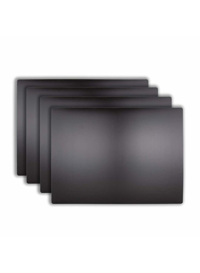 Thirteen Chefs Extra Large Black Cutting Board Mats 4 Pack, NSF Certified HDPE for Restaurants, 24x18 Inch - Image 1