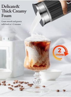 Cafelffe Electric Milk Frother 4 In 1 Coffee And Milk Steamer Hot Cold Milk Frothing For Latte And Cappuccino  - Image 3