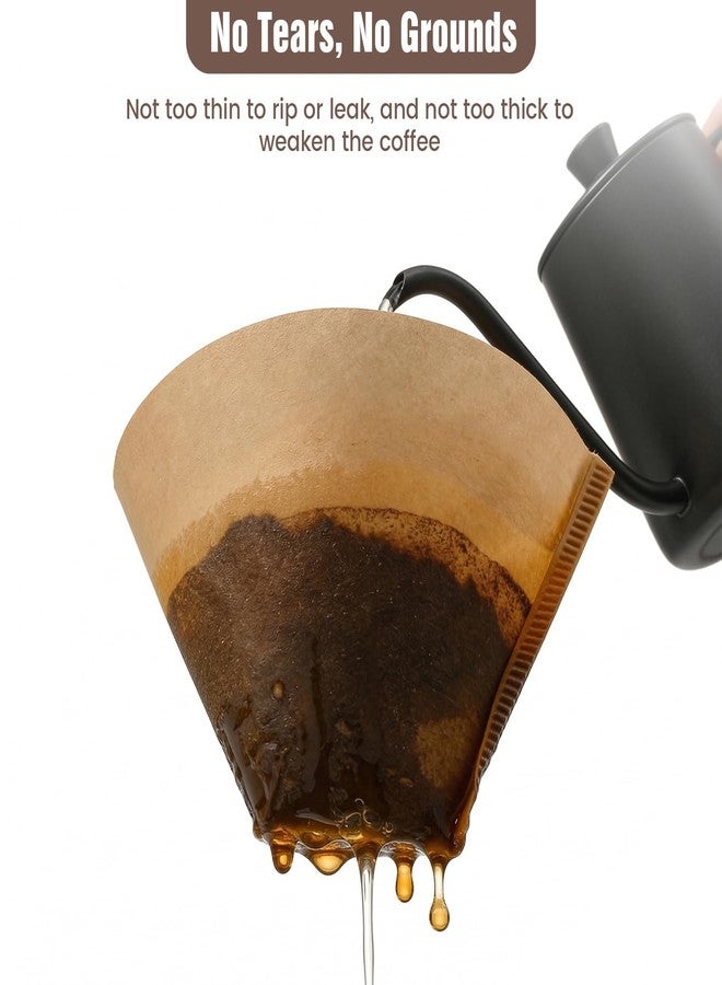 Clinuse Coffee Filters #4 Compatible with Ninja Coffee Maker, 160Pcs Clinuse Disposable Cone Paper Filters, Replacement Filters - Image 5